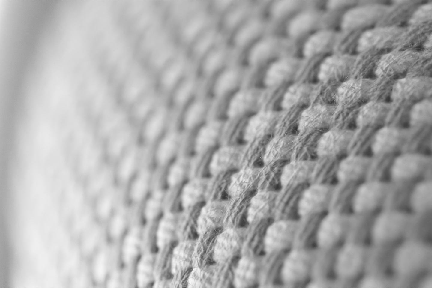 Close-up texture of grey woven fabric material